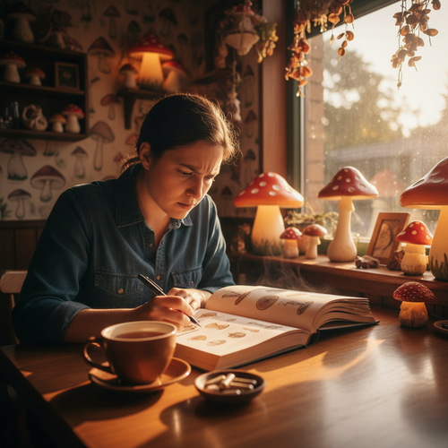 Foto sobre Foco, ansiedade e o papel dos cogumelos para Café de Cogumelos (Mushroom Coffee): Foco sem Ansiedade ou Apenas Hype?