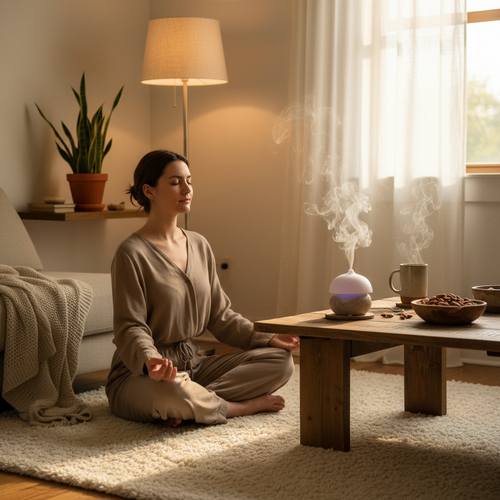 Foto sobre Estratégias para reduzir o cortisol e cuidar da saúde para Cortisol Alto: Sinais de que o Estresse está Afetando seu Peso e Pele