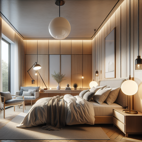 Foto sobre Como escolher luminárias e posicionamento para tranquilidade para Iluminação Quente ou Fria? Como Escolher a Luz Certa para Relaxar no Quarto