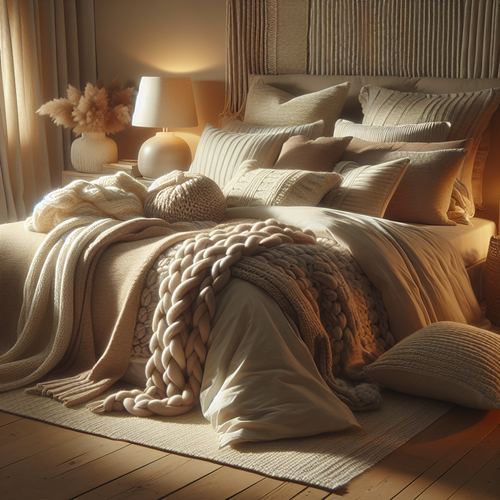 Têxteis e conforto: escolha de roupa de cama, mantas e texturas que acalmam