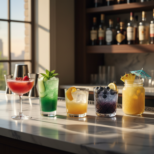 Foto sobre 5 Receitas de Drinks Sem Álcool para Receber em Casa para Mocktails Sofisticados: 5 Receitas de Drinks Sem Álcool para Receber em Casa